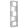 Book Cabinet Room Divider Bookcase Storage Display Corner Rack Wooden Furniture