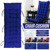 120cm Garden Rocking Chair Soft Cushion High Back Outdoor Beach Seat Pad UK