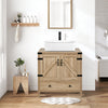 Countertop Basin Set Tempered Glass Wash Bowl Waste Tap Under Sink Unit Cabinet