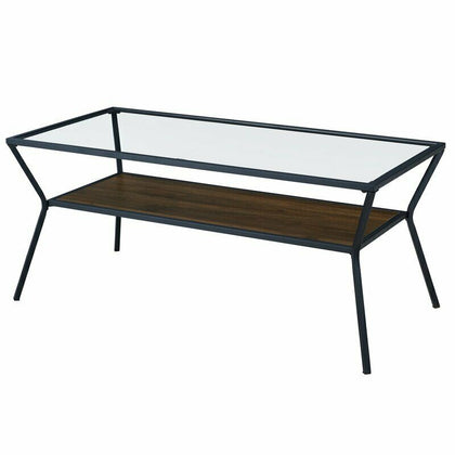 Latitude Run Wincanton Coffee Table - Dark Walnut