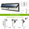 118 LED Solar Lamp Outdoor Garden Yard Waterproof PIR Motion Sensor Wall Light
