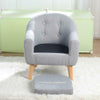 Children Sofa Couch Sturdy Armrest Seat Baby sofa Armchair Toddler Cushion Gray