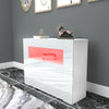 Cabinet Cupboard sideboard TV Unit Matt Body and High Gloss Doors + LED Light