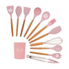 11pcs Silicone Kitchen Utensils Cookware Set Nonstick Baking Cooking Spoon Tools