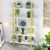 5-Tier Spacious Bookshelf Storage Shelves Unit Durable Wood Home Office Bookcase