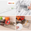 Stainless Steel Storage Shelf Bottle Organizer Spices Jars Rack Kitchen Bathroom