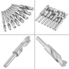 8Pcs HSS Drill Bit HSS Large Twist Shank 14-25mm For Plastic/Stainless/Aluminum