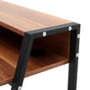 Modern Wooden Computer Laptop Desk Metal Legs Home Office Working Writing Table