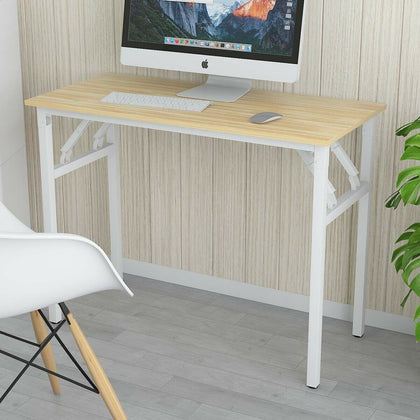 Folding Study Coffee Table Foldable Computer Desk Wooden Laptop Office Classroom