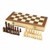 Large Chess Wooden Set Folding Chessboard Magnetic Pieces Wood Board UK New