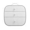 3 Tier Drawer Storage Box Portable Underwear Bra Socks Tidy Divider Jewelry Case