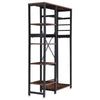 Industrial Wardrobe Vintage Clothes Hanging Rail Storage Shelves Tidy Organizer