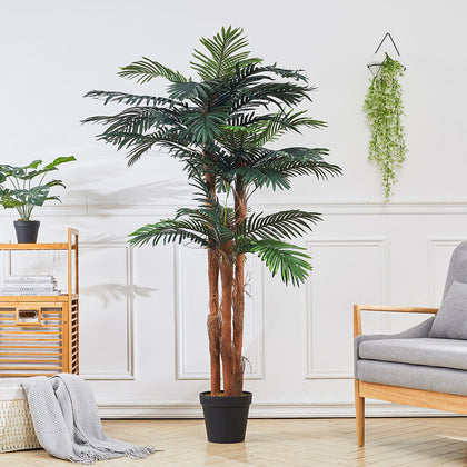 180cm Artificial Palm Tree in Pot Fake Plant Home Office Outdoor Garden Decor