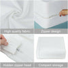 Anti Bed Bug Zipped Waterproof Mattress Total Encasement Protector Cover King