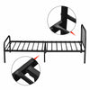 3FT Single Metal Bed Frame Strong Structure Bedstead Bedroom For Adult Kids
