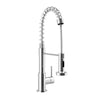 Modern Kitchen Mixer Tap Swivel Mono Lever Pull Out Hose Spray Chrome Sink Taps