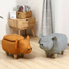 Animal Ottomans Footstools Padded Cushion Pouffe Stool Rest Children Toy Gift