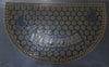 Heavy Duty Rubber Door Mat Welcome Mat Outdoor Front Doormat Halfmoon Shape