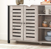 Industrial Storage Sideboard Rustic Grey Cabinet Vintage Hallway Console Table