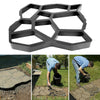 Garden Path Maker Slabs Mould DIY Patio Concrete Cement Reusable Paving Mould