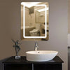 Color Changing LED Illuminated Bathroom Mirror Wall Light Up Touch Switch Sensor