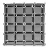 Interlocking 16 Compartment Shoe Organiser Storage Cube Rack Black White Design