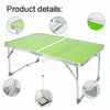 Portable Folding Desk Aluminum Trestle Table Pop-Up Garden Camping Party Picnic