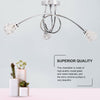 LED Crystal Ceiling Light Chandelier 3 Way Lamp Kitchen Bed Living Room Lights u