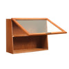 Wood Retro Desktop Small Cabinet Cups Sundries Storage Shelf Cosmetic Makeup Box