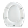 O Shaped Design WC Toilet Seat Soft Close Top Fix Quick Release Hinge Easy Clean