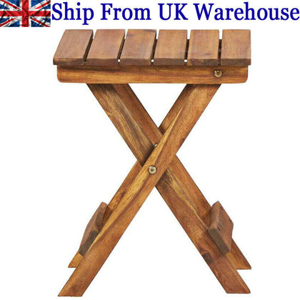 Folding Wooden TV Table Fold Up Desk Small Side Travel Laptop Coffee Picnic Tea