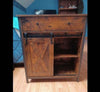 Industrial Side Cabinet Rustic Metal Cupboard Small Vintage Storage Sideboard TV