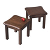 Wooden Small Stool Square Footstool Step Stool Home Children Seat Vintage Chair
