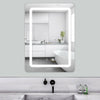 Color Changing LED Illuminated Bathroom Mirror Wall Light Up Touch Switch Sensor