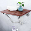 Folding Shower Seat Bench Wall Mounted Bathroom Seat Stool Elderly Disabled