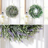Artificial Silk Flowers Garland Hanging Lavender Boxwood Door Wreath Wedding NEW
