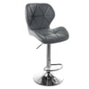 New 1pc Kitchen Breakfast Bar Stools Pu Swivel Counter Chairs Footrest Barstools