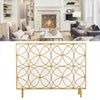Fireplace Screen Freestanding Panel Spark Fire Guard Protector Safety Cover