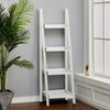 4 Tier Ladder Shelving Rack Unit Storage Shelves Bookcase Frame Stand Book Shelf