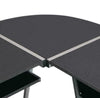 L-Shape Corner Gaming Desk Computer PC Workstation Writing Switch Table Black-Z