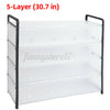 Dustproof 5 Tier Shoe Rack Storage Shelf Display Stand Organiser Cabinet Closet