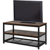 Industrial Rustic Wood Console Table/ Coffee Table/ TV Stand With Storage Shelf