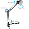 E27 Bulb Swing Arm Architect Lamp Office Study Desk Lamp Clamp on Table Lamp UK