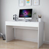Computer Desk Desktop Laptop PC Table Workstation Drawers Home Office White/Grey