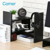 Desktop Small Bookcase Freestanding Adjustable Bookshelf Storage Desk Shelves