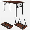 NEW Folding Computer Desk Foldable Table Wooden Laptop Study Desk Home Office