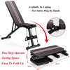 Adjustable Multifunctional Weight Bench Exercise Workout Training Benches Black
