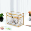 Glass Terrarium Geometric Prism Tabletop Box Flower Pot Plant Flower Vase Moss