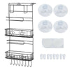 Refrigerator Side Rack Kitchen Fridge Side Organizer Storage Holder Shelf Metal