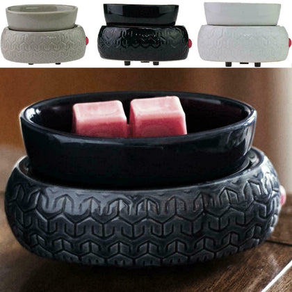 Colonial Candle Electric Ceramic Wax Warmer Melt Scented Oil Burner Diffuser New